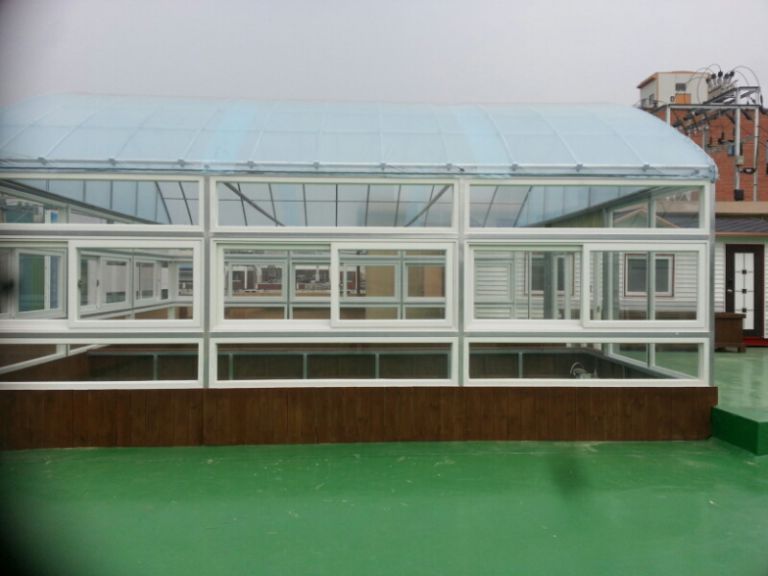 옥상 비닐하우스