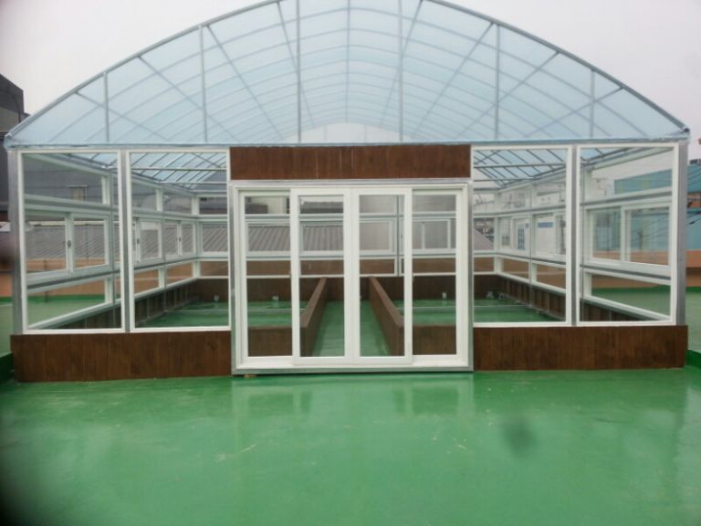 옥상 비닐하우스